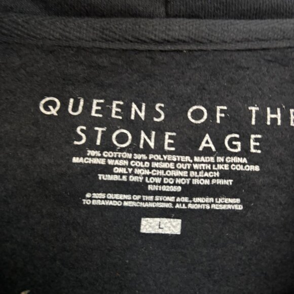 Queens of the Stone Age Like Clockwork Album Band Hoodie L - Picture 4 of 4